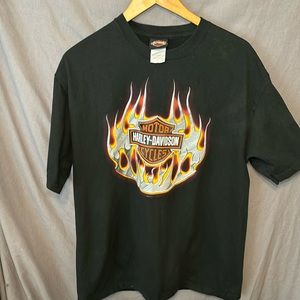 Harley Davidson Double sided graphic t-shirt large
